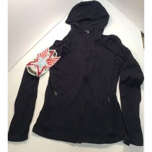 JSX Treme Black Hoodie Zipper Front & Pockets Ski Top GnuFashion